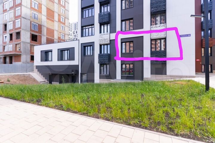 3-к. квартира, 91 м², 2/23 эт.