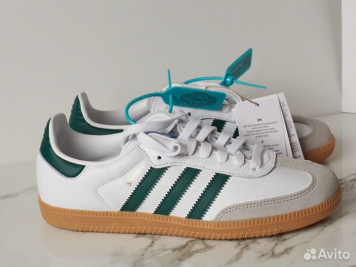 Adidas originals Samba Og White Collegiate Green