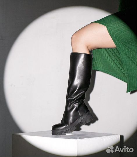 Сапоги Broccoli натуральная кожа