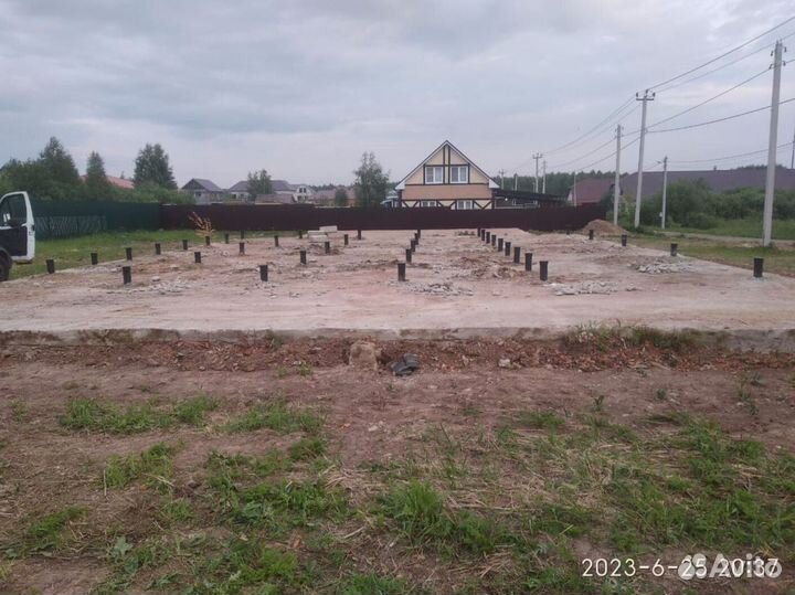 Винтовые сваи + монтаж