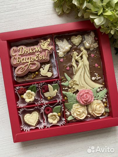 Шоколад ручной работы, подарок,цветы из шоколада