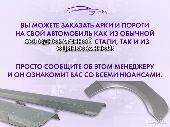 Ремонтные арки на Nissan almera N15