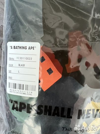 Футболка A Bathing Ape M L Оригинал