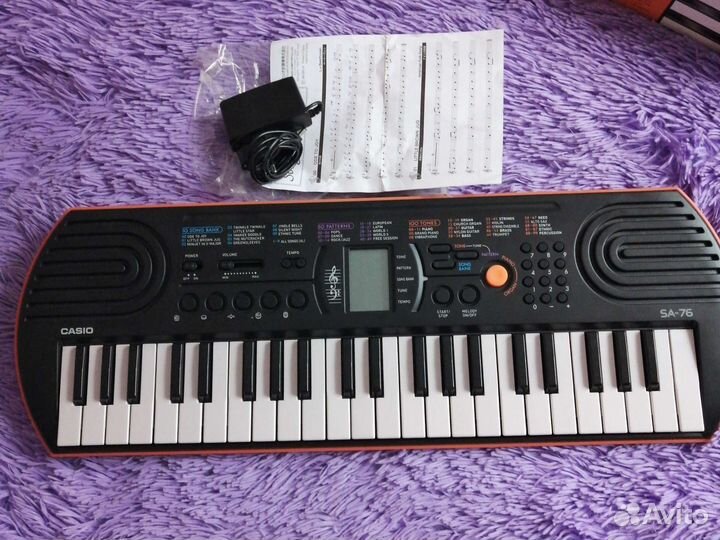 Синтезатор casio sa 76a