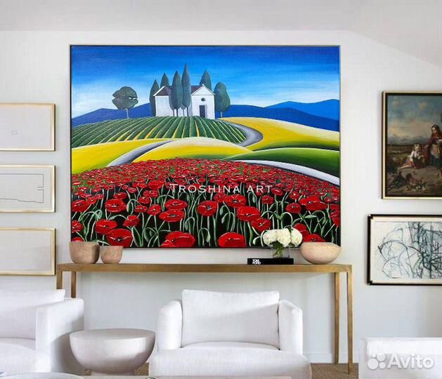 Картина на холсте ручная работа