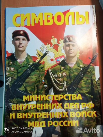 Плакат Символы мвд РФ и вв России
