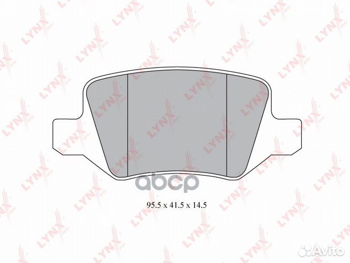BD-5310 Колодки тормозные lynxauto BD-5310 lynx