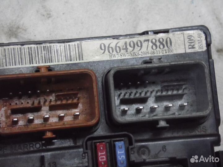 Блок BSM R09 Пежо 207 Ситроен С3