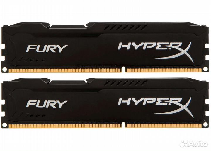 Оперативная память Kingston Fury HyperX ddr3 16гб