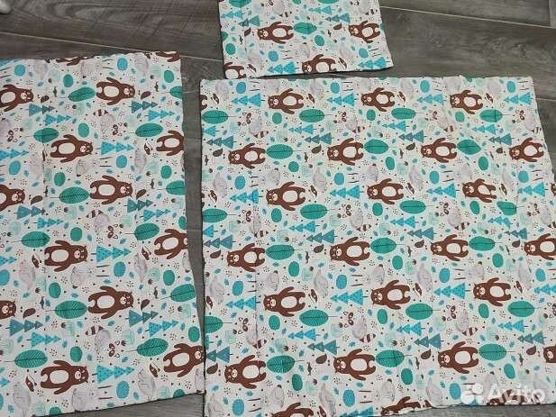 Комплект в коляску подушка матрас одеяло