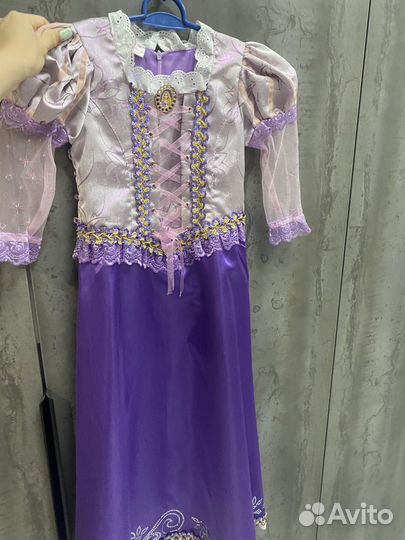 Продам новогодний костюм Рапунцель, рост 116-122