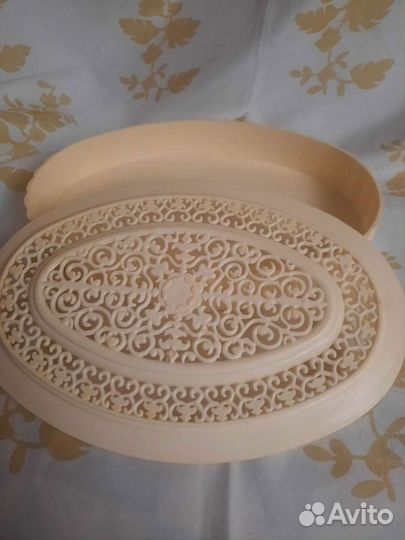 Шкатулка карболитовая ссср.Большая. 32/22см