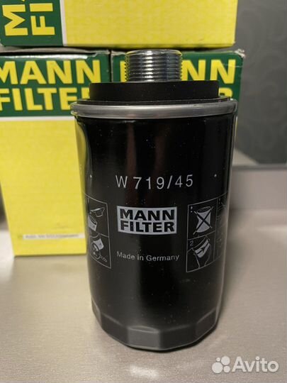 Фильтр масляный Mann 719/45 (06J115403Q)