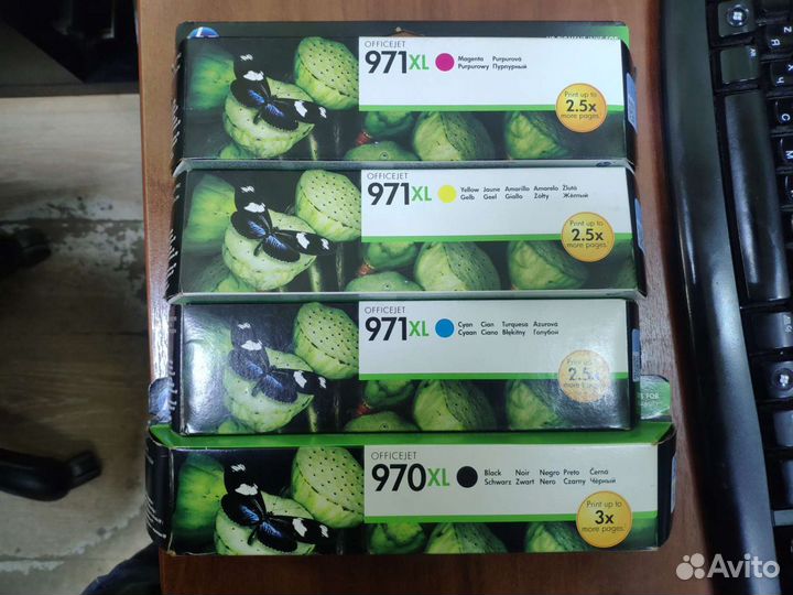 Картриджи на x476 970xl