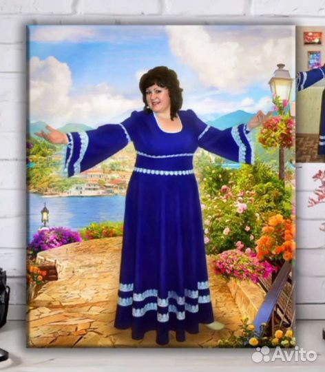 Портрет на холсте по фото