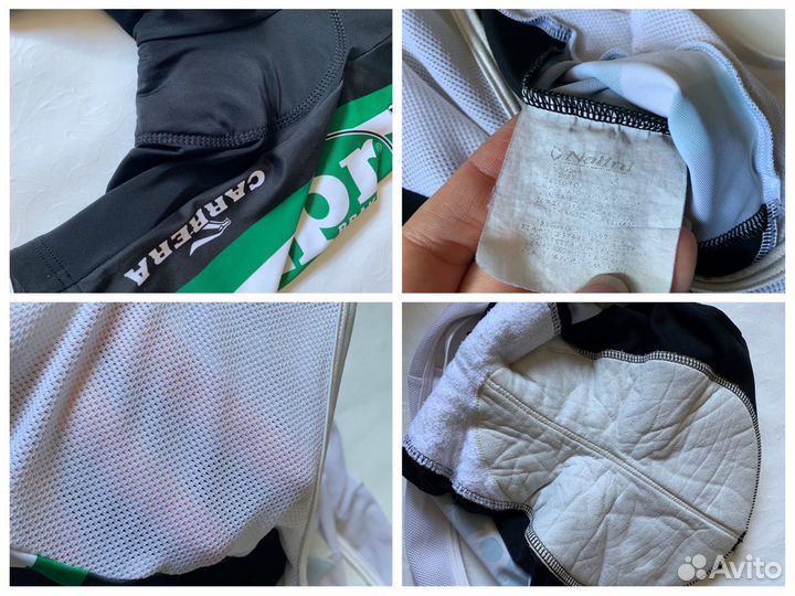 Nalini Велотрусы бибы с памперсом и лямками