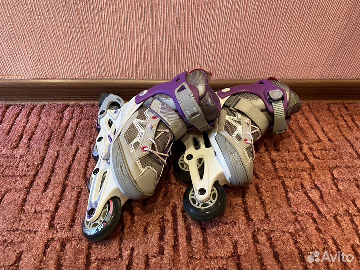 Роликовые коньки раздвижные Oxelo Fit 3. Р-р 29-32