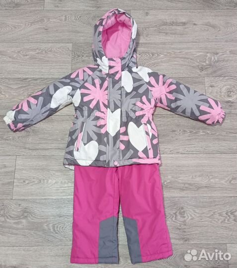 Зимний костюм для девочки 98