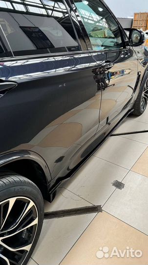 BMW F15 F85 лезвия на пороги paradigm