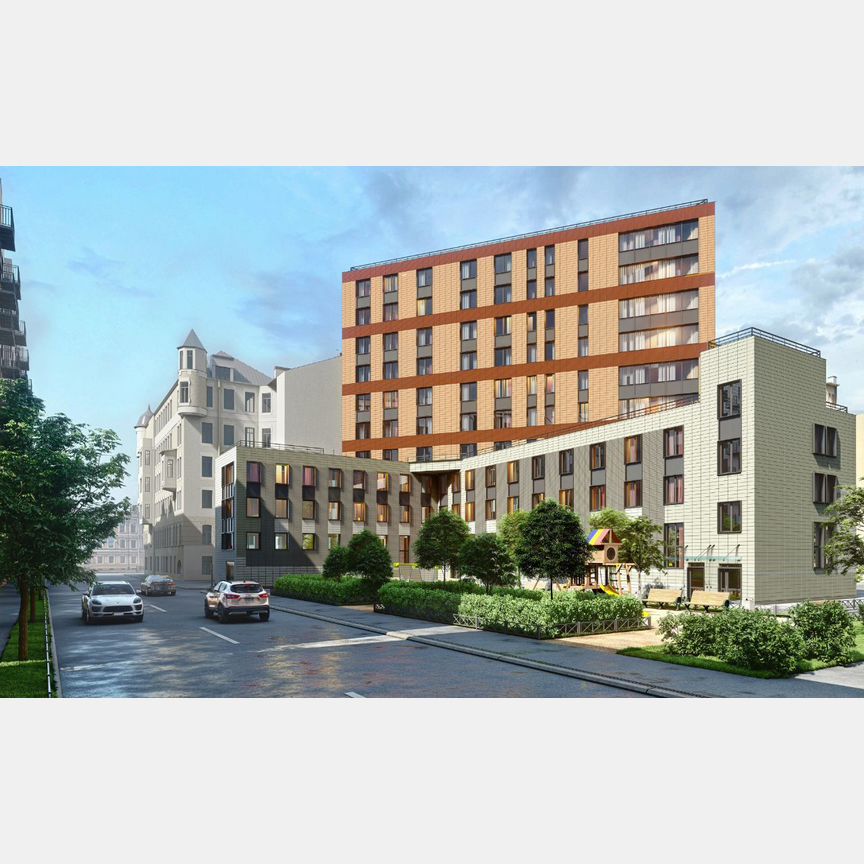 Апартаменты-студия, 34,3 м², 2/10 эт.