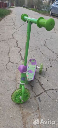 Самокат детский трехколесный бу