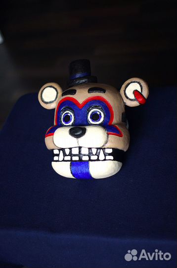 Маска Фредди Глэмрок fnaf Фнаф Пять Ночей у Фредди