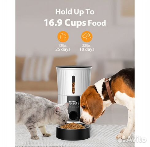 Автоматическая кормушка для Собак и Кошек