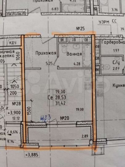 Квартира-студия, 34 м², 11/13 эт.