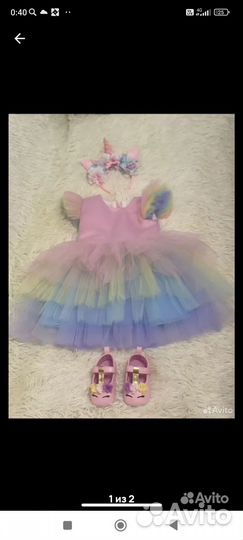 Платье единорога 86