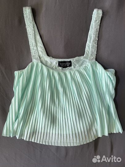 Топ TopShop винтаж с бисером в стиле бохо