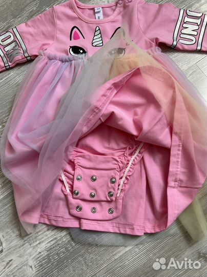 Платье для девочки 74