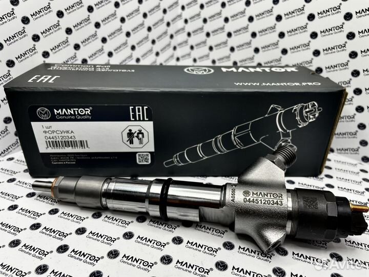 Форсунка топливная mantor Common Rail 0445120343