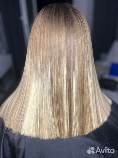 Кератиновое выпрямление волос /ботокс