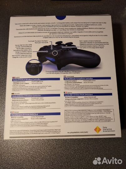 Новый Джойстик Геймпад Dualshock 4 PS4v2 Черный