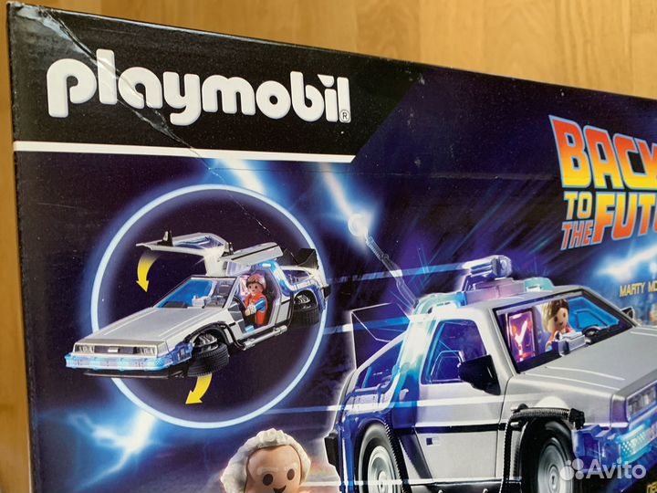 Назад в Будущее Конструктор Playmobil Delorean