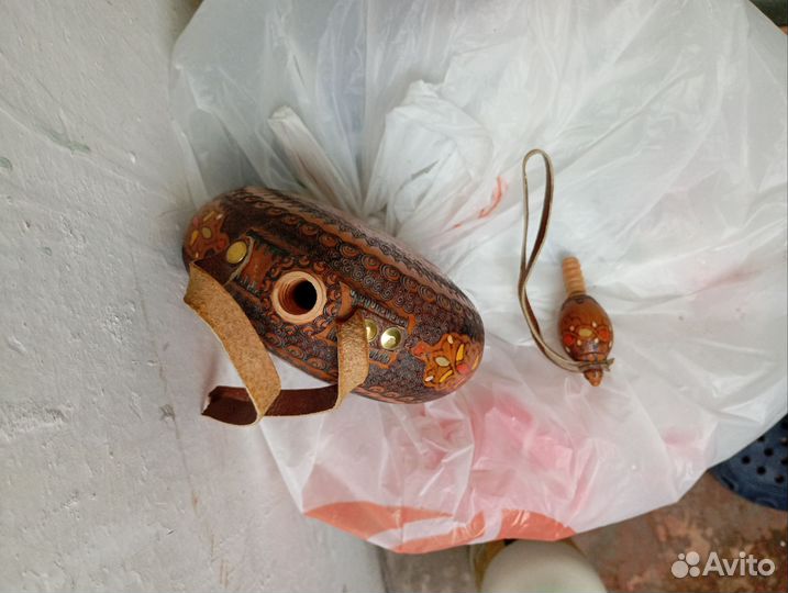 Фляга деревянная