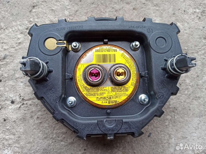 Подушка безопасности в руль Opel Astra H