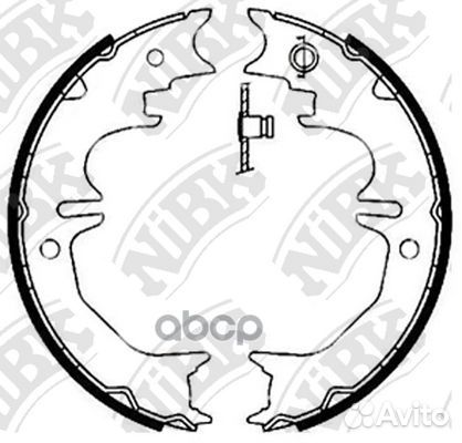 Колодки тормозные барабанные FN0642 NiBK