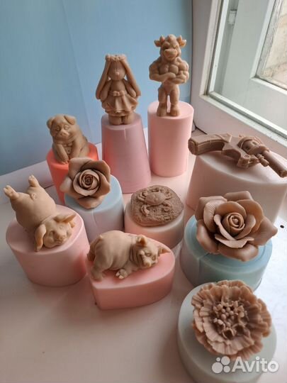Силиконовые формы для мыла и свечей