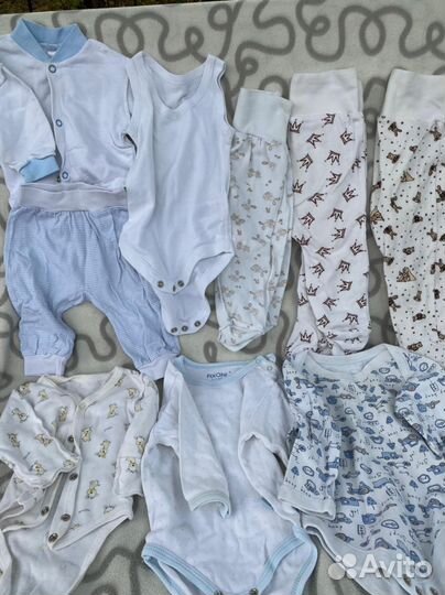 Пакет детских вещей (10шт) 0+