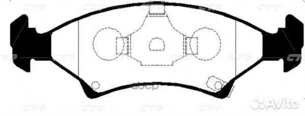 Старый номер ckkk-4) Колодки тормозные GK0510 CTR