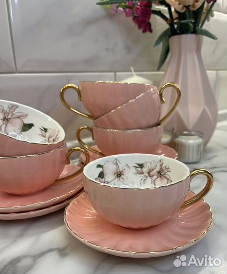 Сервиз чайный набор 6 персон