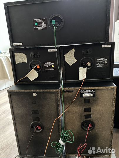 Сабвуфер колонки ресивер Kenwood