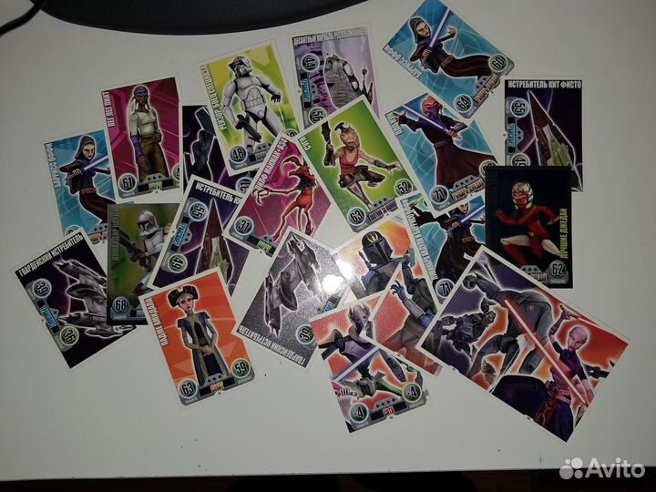 Коллекционные карточки Звёздные войны Force Attax