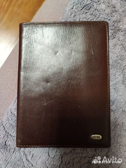 Обложка на паспорт натуральная кожа petek