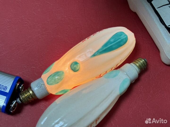 Фигурная гирлянда СССР лампочки