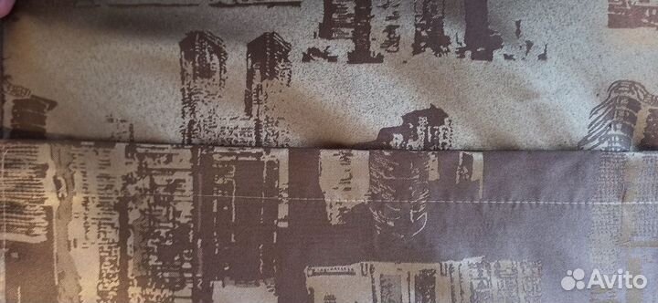 Шторы блэкаут на шторной ленте 4 метра