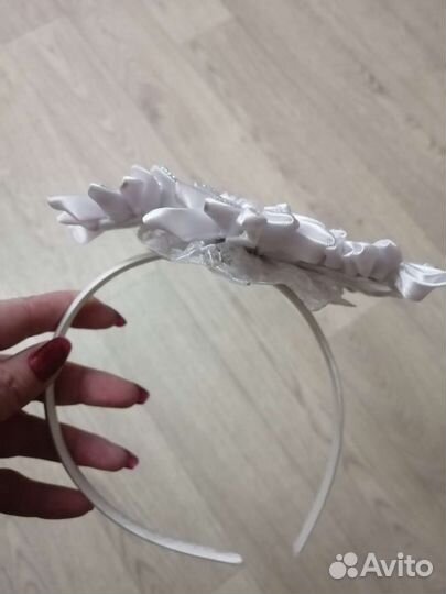 Новогодний ободок снежинка