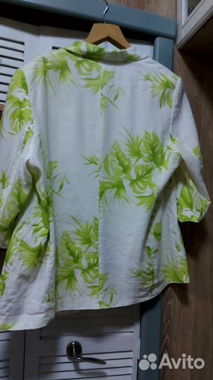 Пиджак женский.Германия льняной, удлиненный