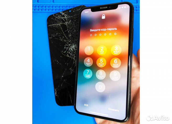 Замена переднего и заднего стекла iPhone X XS 11
